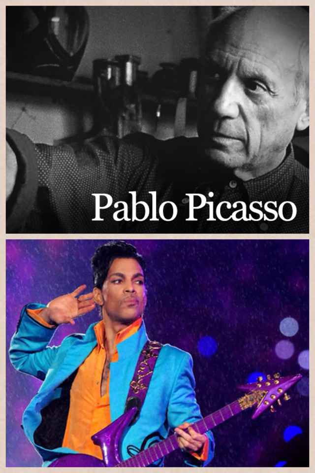 Picasso and Prince were prolific